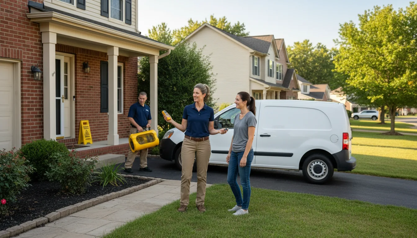 Residential water damage restoration in Barrington, NJ